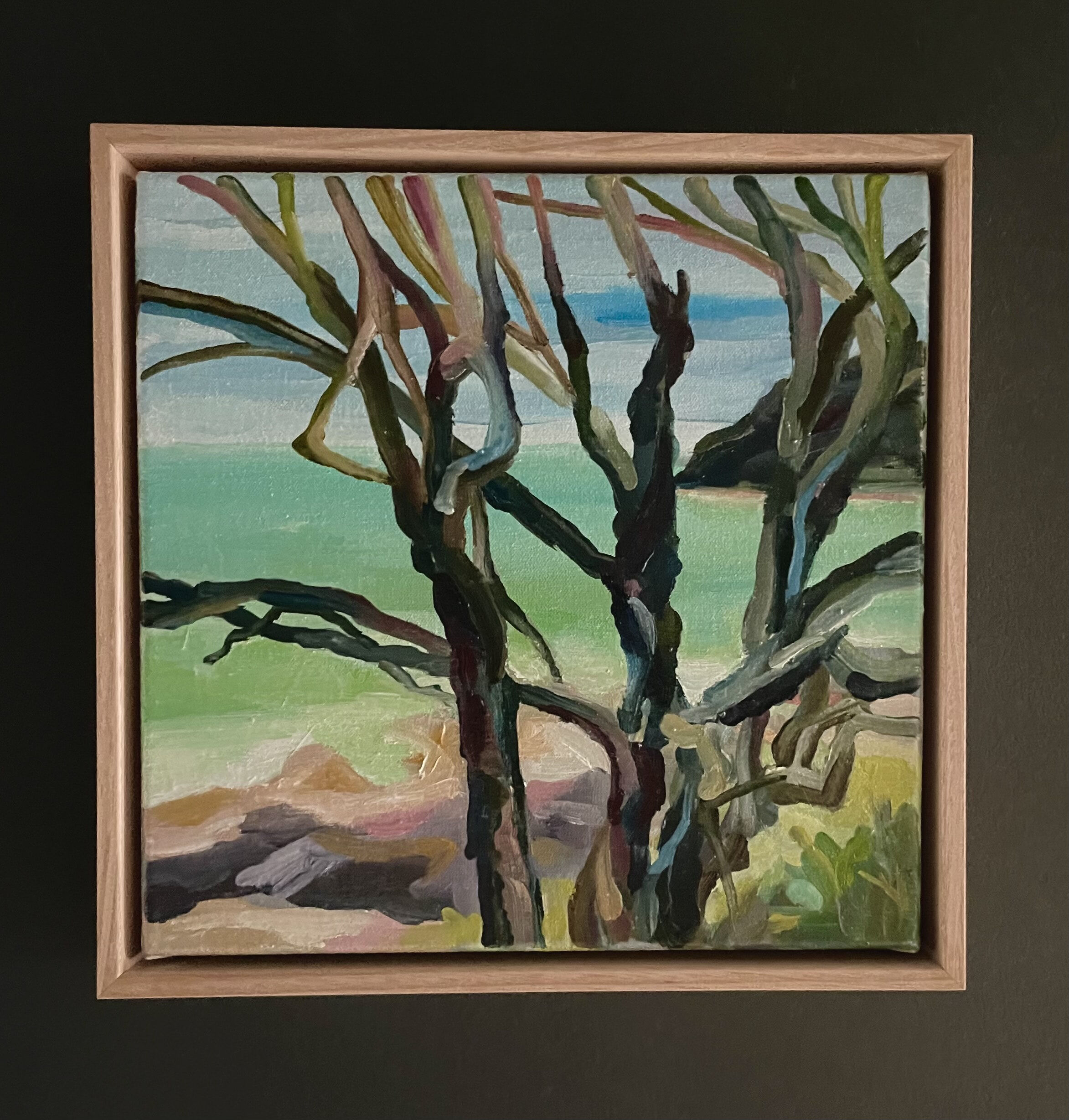 MINNIE TAYLOR quick painting noosa's old tree