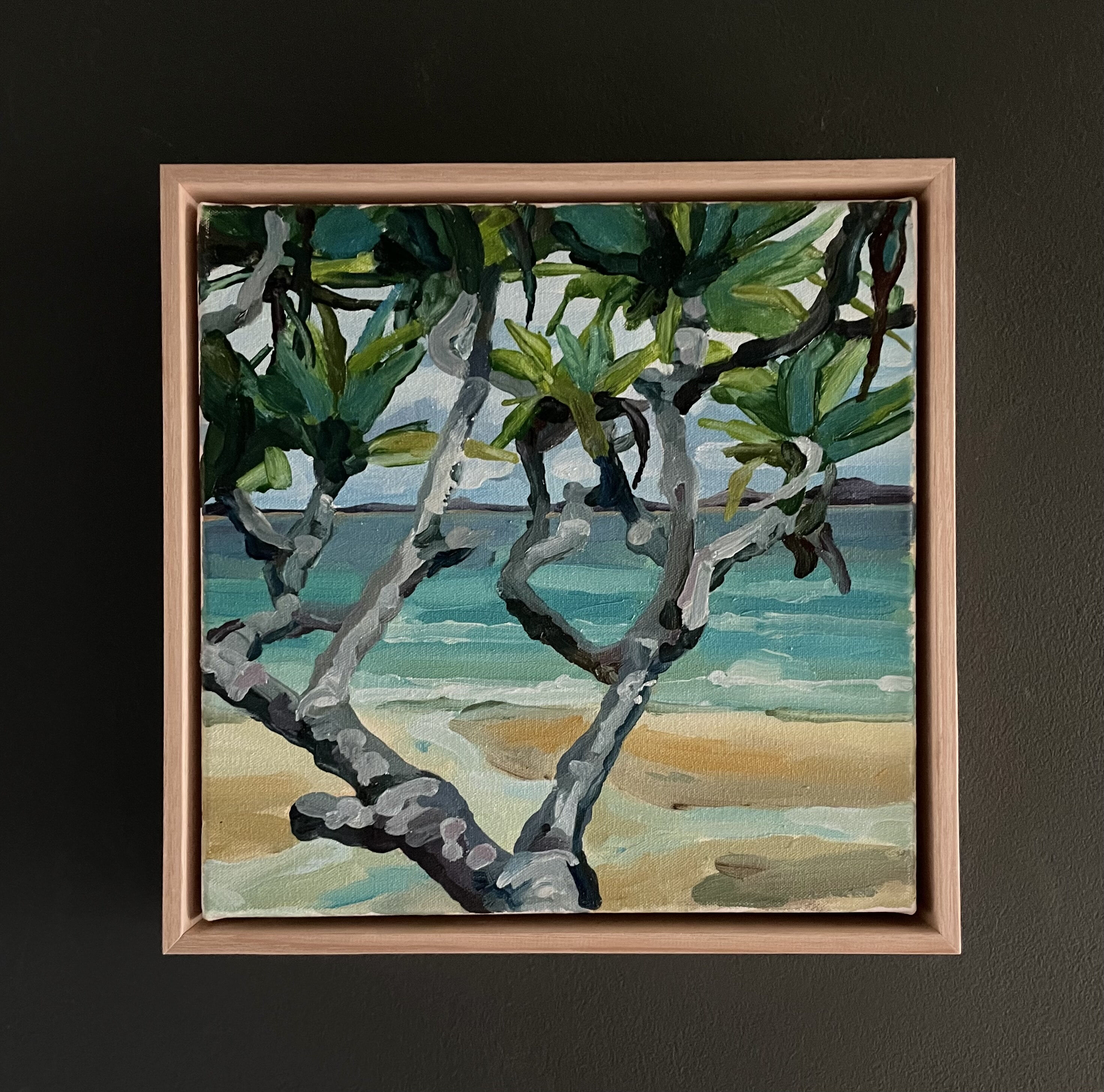 MINNIE TAYLOR quick painting tea tree beach