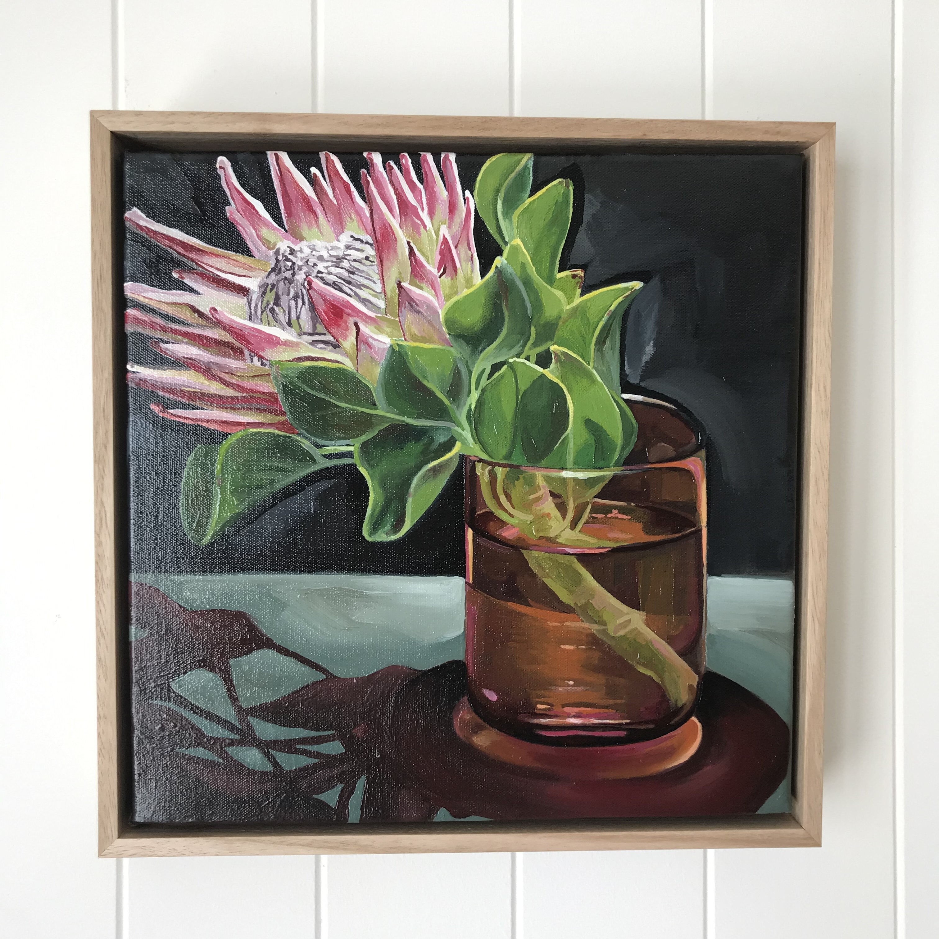 MINNIE TAYLOR quick painting protea