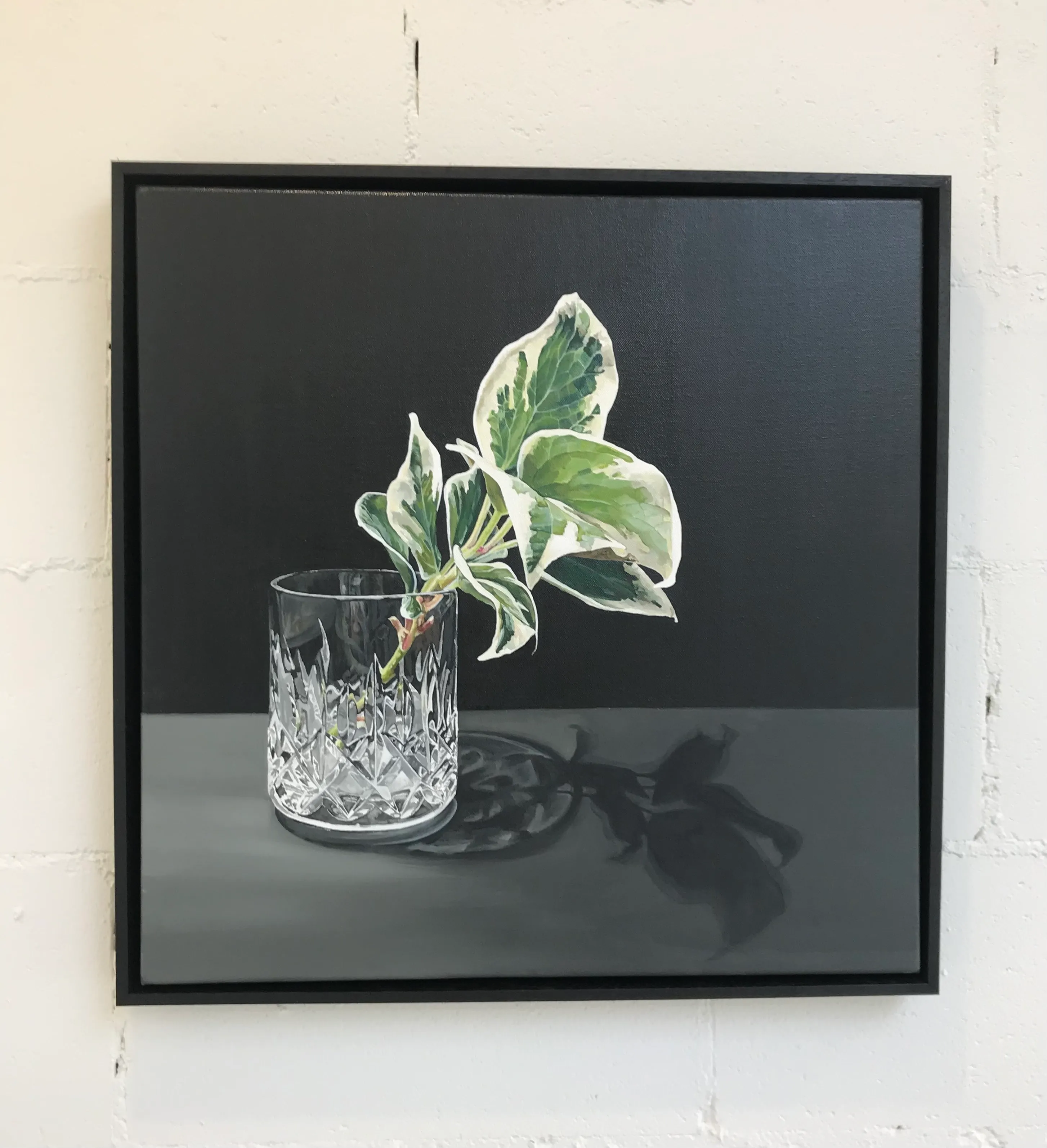 MINNIE TAYLOR crystal ivy framed