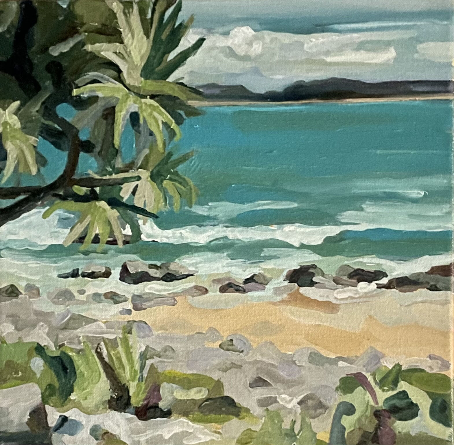 MINNIE TAYLOR quick painting noosa shade2