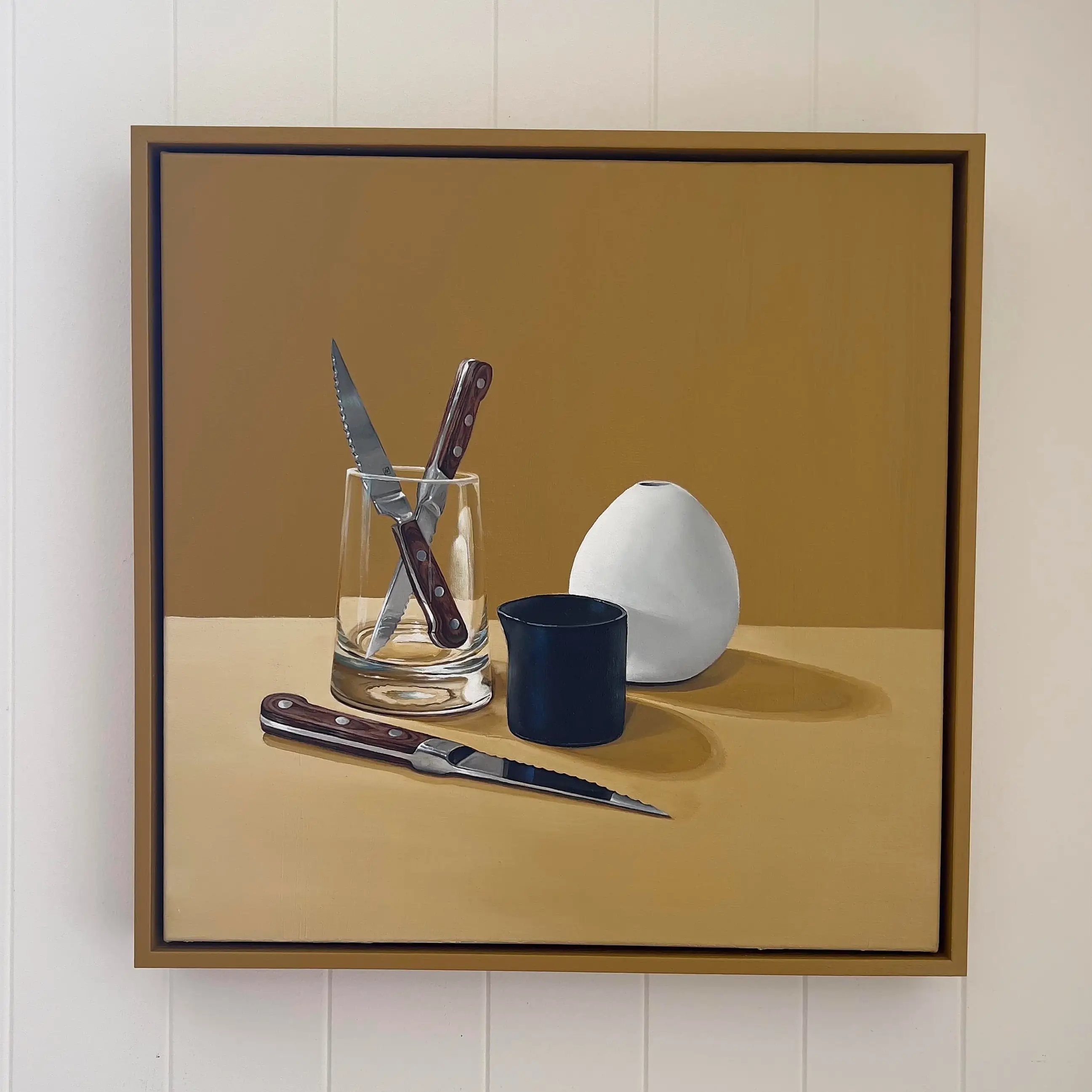 MINNIE TAYLOR knives framed